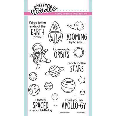 Heffy Doodle Clear Stamps - Spaced Out